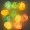 Weitere festliche Party-Zubehör, 10 LEDs, Osterdekorationen für Zuhause, Ei, Kaninchen, LED-Lichterkette, Hase, Lichterkette, Hochzeit, Ornament, Girlande 220922