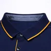 Men's Polos 2022 Spring Design Tee Shirt Homme Casual Male T Tshirt Full Sleeve Polo Men