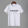 Berömd t-shirt Herr högkvalitativ T-shirt Bokstavstryck rundhalsad Kortärmad Svart Vit Mode Män Kvinnor T-shirts