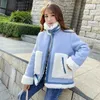 Women's Jackets Women's Women Winter Suede Lamb Coat 2022 Thick Warm Jacket Short Motorcycle Belt Tops Wool Sheepskin Outwear Loose