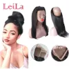 Brazilian Pre Plucked 360 Lace Frontal Straight Hair With Baby Hair 70-100g Natural Hairline Straight 360 Lace Frontal Closure1984