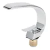 Bathroom Sink Faucets G1/2 Curve Design Faucet Basin Cold Water Mixer Tap Single Handle With Hose Accessories