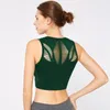 Yoga Outfit Fitness Without Steel Ring Breathable Vest Seamless Beautiful Back Shockproof Gathered Sports Bra