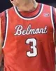 SJ NCAA College Belmont Bruins Basketball Jersey 2 Grayson Murphy 3 Dylan Windler 10 Caleb Hollander 14 Nick Hopkins Custom Cucited