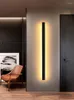 Lampada da parete moderna LED per interni linea semplice luce 100 cm 35 W applique camera da letto comodino decorazioni per la casa apparecchi di illuminazione soggiorno