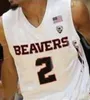 SJ Oregon State Beavers College Basketball Jersey 42 Scott Howard 45 A.C Green 15 Eric Moreland 12 Drew Eubanks vrouwen jeugd op maat gemerkt