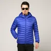 Parkas en duvet pour hommes AllSeason Veste pliable ultra légère Manteau respirant résistant à l'eau et au vent Grande taille Hommes Hoodies Vestes 220923