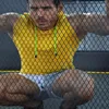 Shorts masculinos de fitness de fitness masculinos com malha combinando com calças de basquete coreanas de cinco pontos de secagem rápida