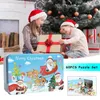 Puzzles 60 Pieces Wooden Puzzle Toys For Children Cartoon Santa Claus Wood Jigsaw With Box Baby Educational Toy Kids Christmas Gift 220922