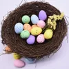 Other Festive Party Supplies 8 25cm Nature Bird Nest Easter Decoration DIY Handmade Craft Birds for Home Garden 220922