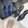 Klädskor swyivy kilar klackar kvinnor sommar sandaler pekade 2022 pu konfortbara ol loafers pumpar för anti slip