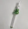 Cachimbos de um rebatedor em forma de cabaça Mini vidro sem corte com tubo de vidro de 10 mm de diâmetro