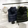 Designer Mens Vests Hooded Vest Kvinnors ärmlösa ner på hösten och vintern Casual Jacket Par Loose Warm Top