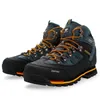 Scarpe antinfortunistiche Uomo Escursionismo Pelle impermeabile Arrampicata Pesca Stivali alti invernali Outdoor Trekking Sneaker 220922