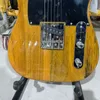 Transparent yellow Mahogany telecast electric guitar Chinese factory direct