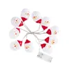 Party Decoration Teenage Room Decor Christmas Santa String Lights 10 LED Colorful Glow In The Dark Bubbles Wedding