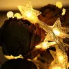 Strings Xsky 6M 40LEDS LED Star Fairy Garland String Lights pour l'année de Noël mariage maison décoration intérieure lampe alimentée par batterie