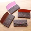 Millionaire Womens Wallet Purse Classic Button Women Short Wallets Fashion Shows Pochette en cuir exotique Porte-monnaie rond Porte-cartes Porte-cartes Plaid blanc