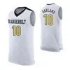 SJ Vanderbilt Commodores College Basketball Jersey 4 Kenyon Martin Jr 4 Wright 5 DJ Harvey 13 Matthew Moyer Men Men Młodzież Młodzież Zszyta