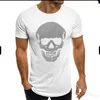 Heren t shirts lugentolo schedel shirt heren ronde nek korte mouw slanke t-shirt zomer mode plus size tees voor mannen