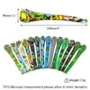 Smoking accessories 9'' ordinary printed long silicone hand pipes bubbler smoke dab rig