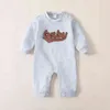 Rompers Baby Letter Rompers Baby Boys Jumpsuit Autumn Baby Girls kläder för nyfödda kostymer Kids Overaller Spädbarnskläder J220922