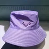 шляпа шляпа для мужчины дизайнер -дизайнерская женщина Wide Brim Caps Summer Party Resort Хэллоуин Рождественский хлопок повседневная лаванда розовый пляжный рыбалка пешком