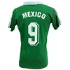 레트로 1998 멕시코 월드컵 클래식 빈티지 축구 유니폼 1970 1994 1995 태국 품질 HERNANDEZ 11 # BLANCO 홈 그린 어웨이 화이트 세 번째 Blakc 축구 셔츠