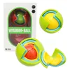 Fidget Toys Intelligenz-Baustein-Ball 3D-Labyrinth-Kugeln 7 cm Gehirn-Teaser-Spiel Ausbildungen für Kinder IQ-Training Logisches Kinderspielzeug Weihnachtsgeschenk ZM923