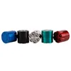 Smoking Accessories Colorful Travel 30mm 3layer SIx Shooter mini Bullet metal tobacco grinder for dry herb