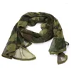 Bandanas Camo Tactical Army Mesh Men's 190 90cm Camping Military Net Neck Scrim Camouflage Veil Head Wrap Face Scarf Outfit Headband