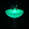 16 färger som byter belysning LED -stångmöbler Illuminous Glowing Coffee Bar Table för inomhus D66XH58CM