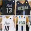 Sj NCAA College Nevada Wolf Pack Basketball Jersey 15 Trey Porter 20 David Cunningham 21 Brown 22 Sj hnson 23 Jalen Townsell Custom Stitched