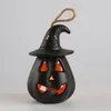 Andere feestelijke feestartikelen Halloween Pumpkin Lantern Led Ghost Lamp Hangende enge kaarslicht Decoratie voor Home Horror Props Kids Toy 220922