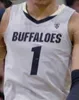 Sj NCAA College Colorado Buffaloes Basketball Jersey 35 Walton 4 Chauncey Billups 21 Derrick White 3 Maddox Daniels 25 Dinwiddie 10 Burks