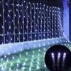 Strings LED Net Mesh String Light avec prise AU / EU / US / UK Lampe de lumières de fées imperméable à l'eau de Noël pour la décoration d'éclairage extérieur à la maison