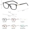 Óculos de sol Quadro de molduras para mulheres Black Women Feminino de óculos transparentes de alta qualidade tendências femininas lentes transparentes