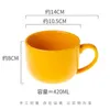 أكواب 2022 Big Belly Coffee Mug كبيرة الشوفان كأس الإفطار المنزل الحساء