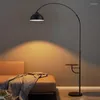 Floor Lamps Nordic Luxury Lamp Smart Sofa Arc Shelf Gold Marble Lampshade Hogar Y Decoracion Novedosos Room Decortion Items