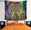 Dekens Mandala Tapestry 210cm polyester wand olifant gooi yoga mat woning decor tapijt toalla mandalas playa deken