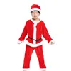 Specjalne okazje Boże Narodzenie Kids Santa Claus Costume Toddler Baby Red Xmas Ubrania sukienka dla dzieci Rok 220922