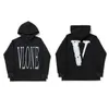 Sweats à capuche pour hommes Sweats Vlones Pull à capuche Big v Coat Même sweat à capuche pour hommes et femmes de Wang Yibo Fujiwara Haogao Street