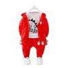 Jungen Baby Herbst Winter Kleidung Sets Kleinkind Jungen Cartoon Baumwolle Anzüge Infant 3Pcs Baby Jungen Outfits Für Jungen Baby kleidung