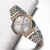 Retro classic fashion temperament calendar lady steel watch