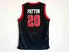 SJ Skyline Gary 20 Payton High School Jersey Men Black for Sport Fans Payton Basketball Jerseys Breathable Uniform Factory directement en gros