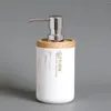 Badtillbeh￶r Set harts Imitation Marbling Badrum Tillbeh￶r Sv￥l Dispenser Pump Botte Toalett Borste Mat Tandborste H￥llare Bomullsbox