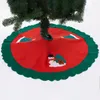 Décorations de Noël Tapis d'arbre Fancy Tear Resistant Soft Party Supplies Pad Jupe