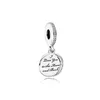 Moon Blue Sky Dangle Charm 925 STERLING Gümüş Kadın Mücevherleri Pandora Bileklik Bileklikler Kolye Orijinal Kutu ile Takılar Yapmak