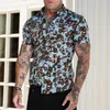 Camisas casuais masculinas moda mangas curtas camisa sólida super slim fit vestido de negócios social masculino marca 2022 roupas esportivas masculinas de fitness