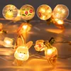 Other Festive Party Supplies Easter Decorations for Home Rabbit Led String Light Bunny Eggs Kids Gift Happy Favor Decor 220922